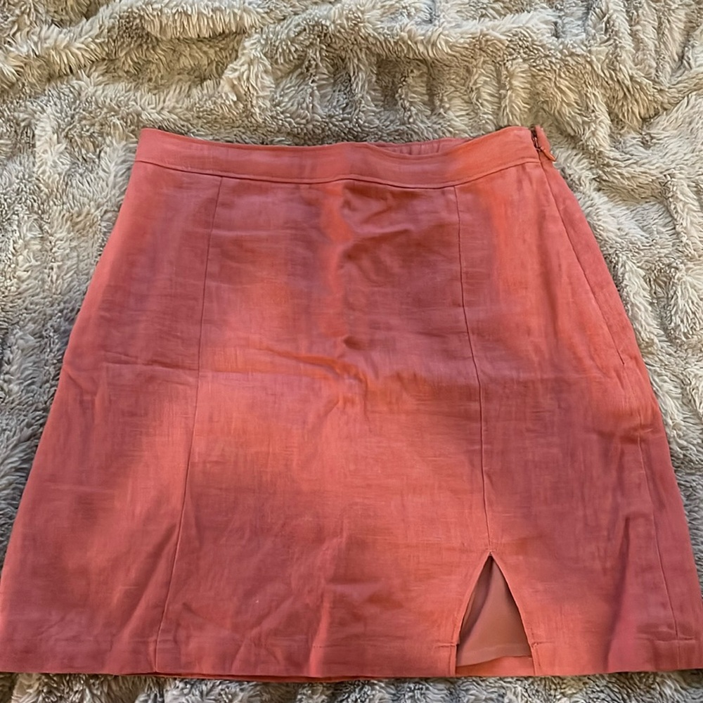 Abercrombie Linen Skirt with Slit